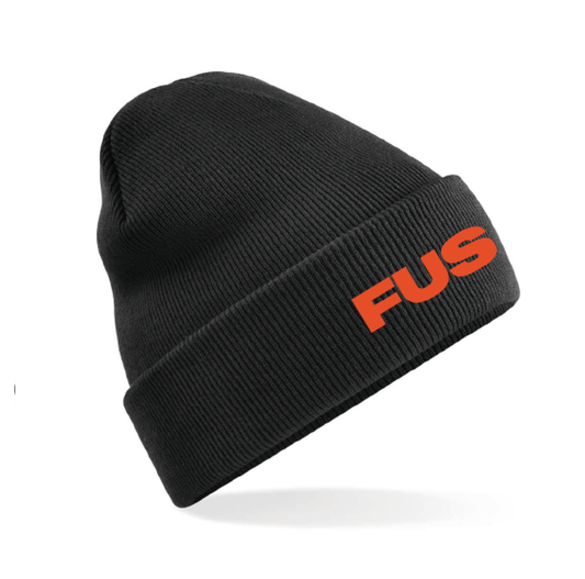FUSE Members Embroidered Beanie Black