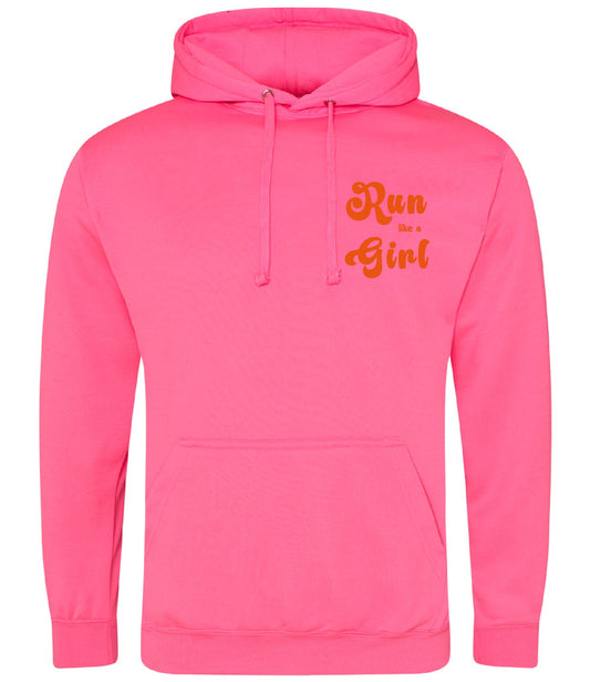 Run Like A Girl - Adult Hoodie