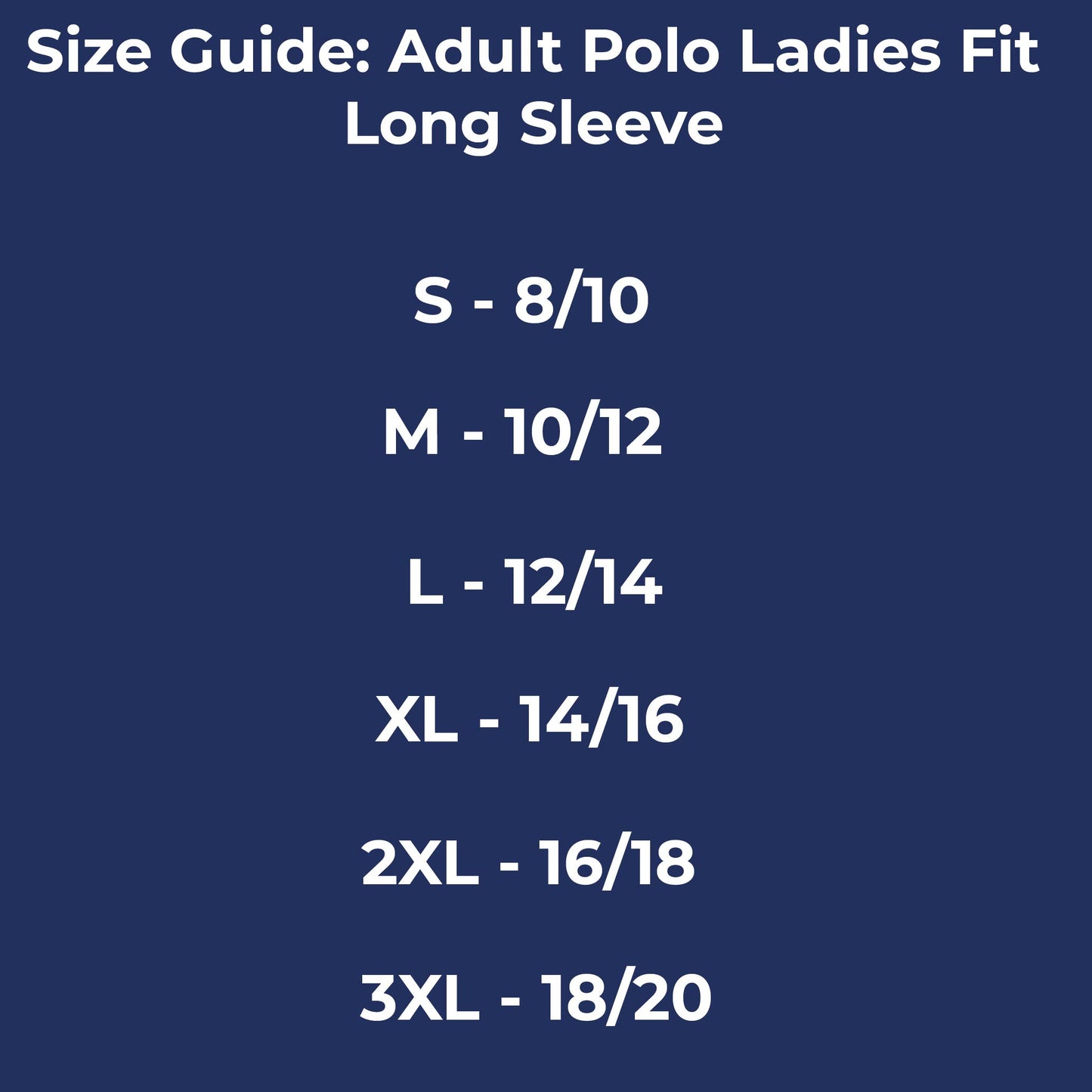 Camp 2025 - Adults Long Sleeve Polo - Ladies Fit