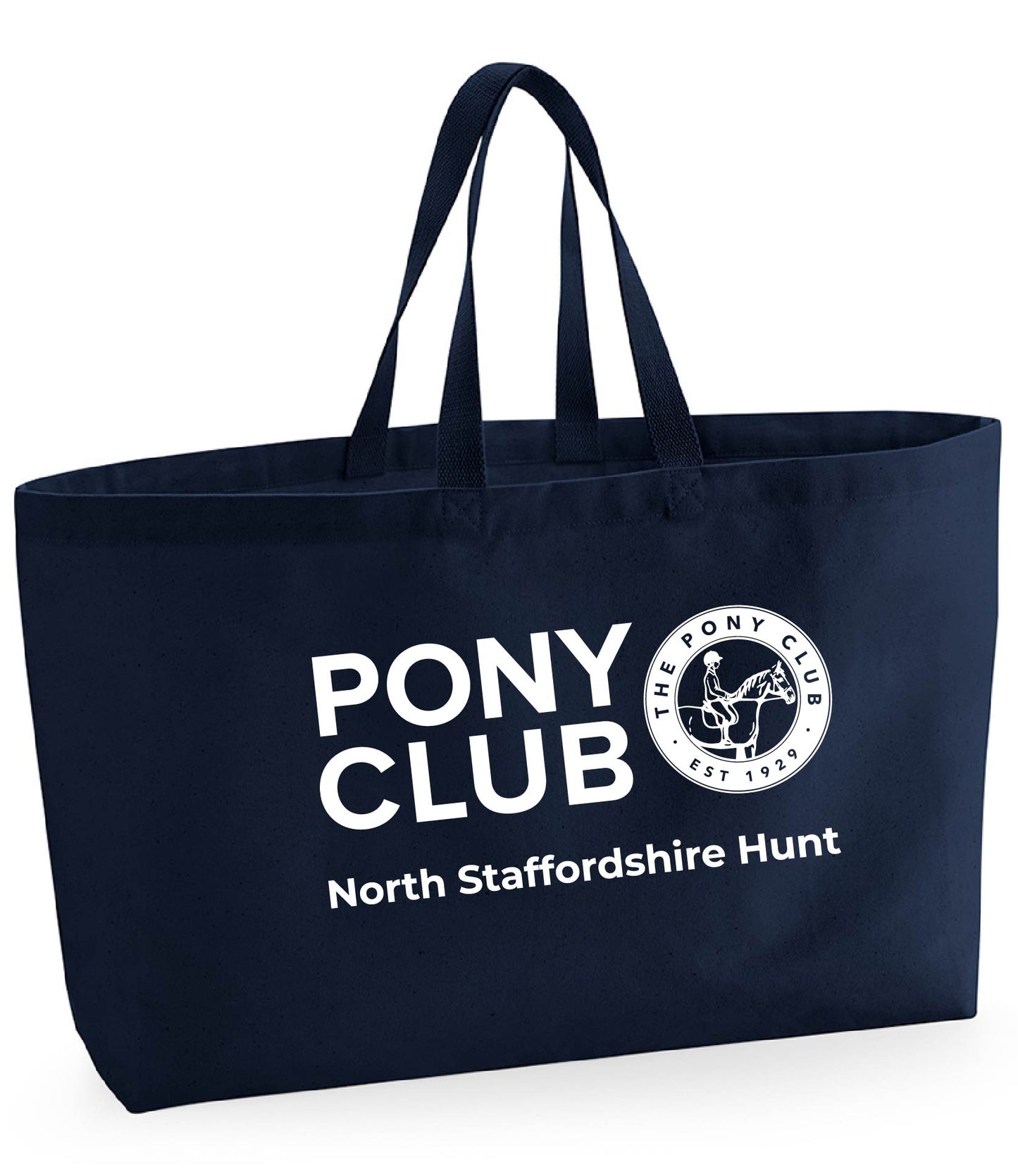 Pony Club - Oversized Canvas Tote Bag