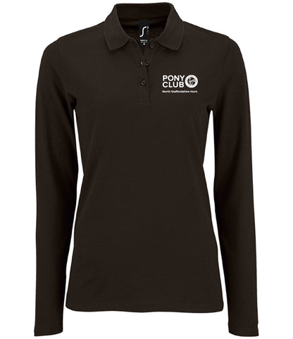 Camp 2026 - Adults Long Sleeve Polo - Ladies Fit