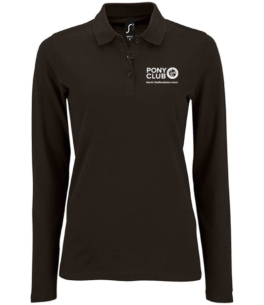 Camp 2026 - Adults Long Sleeve Polo - Ladies Fit