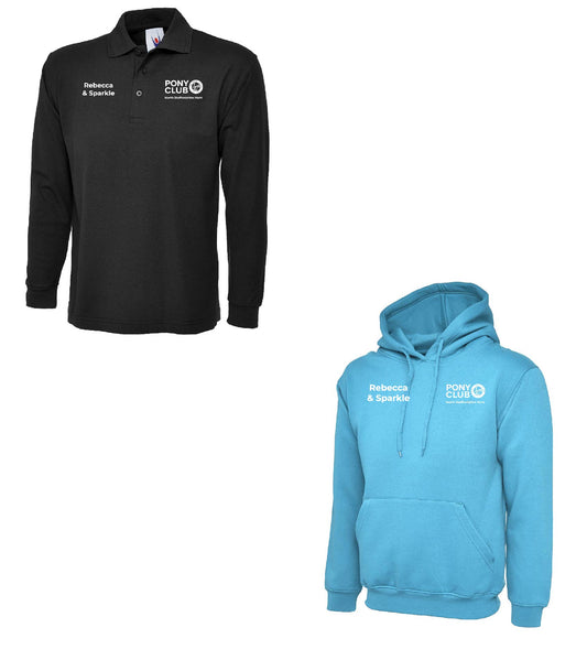 Personalised Adults Hoodie & Long Sleeve Standard Fit Polo