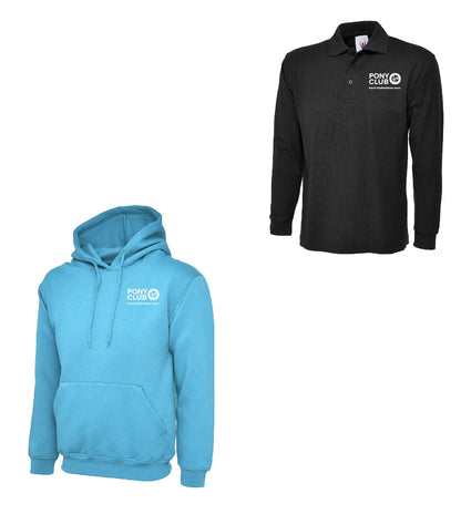 Adults Hoodie & Long Sleeve Standard Fit Polo Bundle