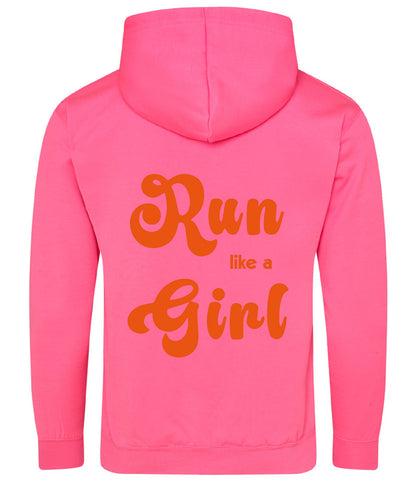 Run Like A Girl - Adult Hoodie
