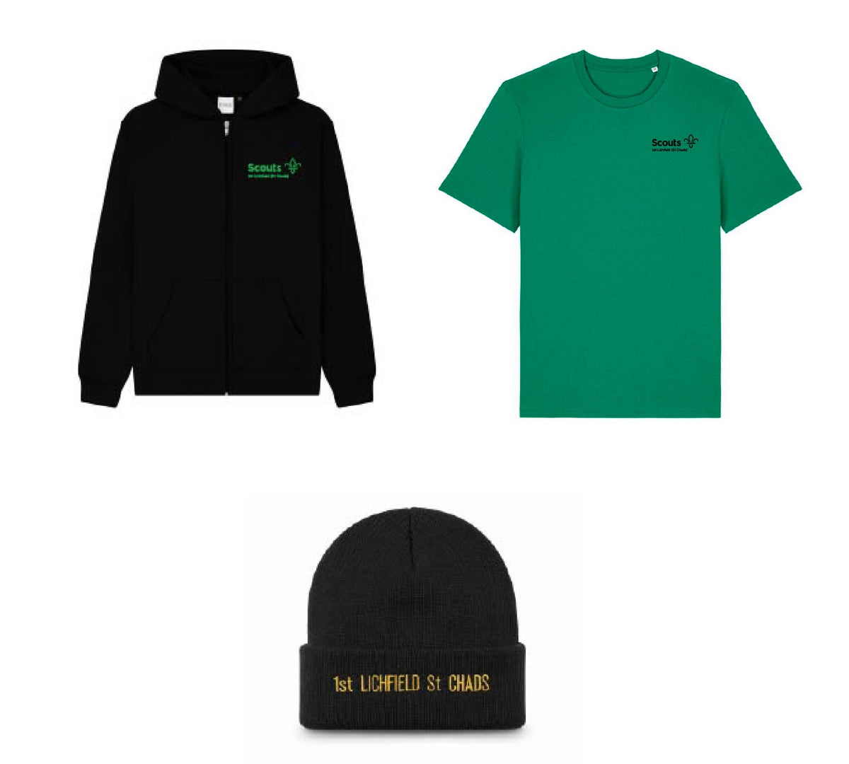 1st Lichfield Scouts - Kids Zip Hoodie Bundle