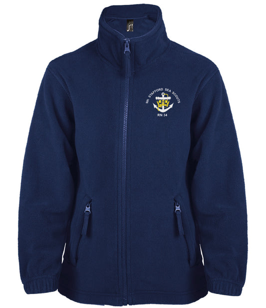 9th Stafford Sea Scouts - Kids Zip Fleece