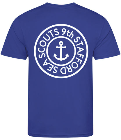 9th Stafford Sea Scouts - Leaders Personalised Performance T-Shirt