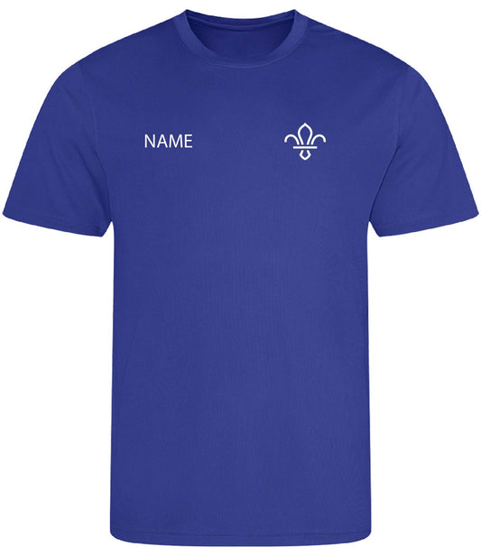 9th Stafford Sea Scouts - Leaders Personalised Performance T-Shirt