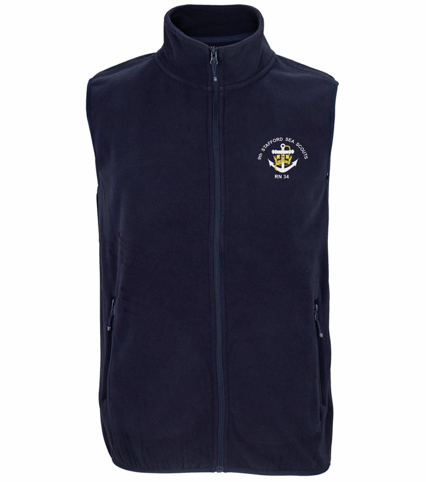 9th Stafford Sea Scouts - Leaders Micro Fleece Bodywarmer