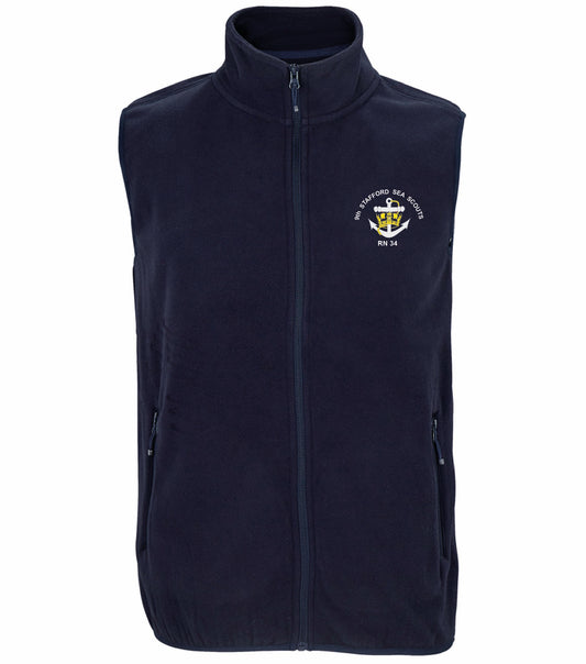 9th Stafford Sea Scouts - Leaders Micro Fleece Bodywarmer