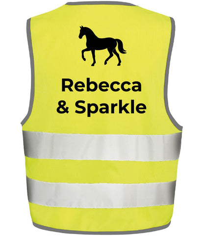 Pony Club - Kids High Viz Vest Personalised