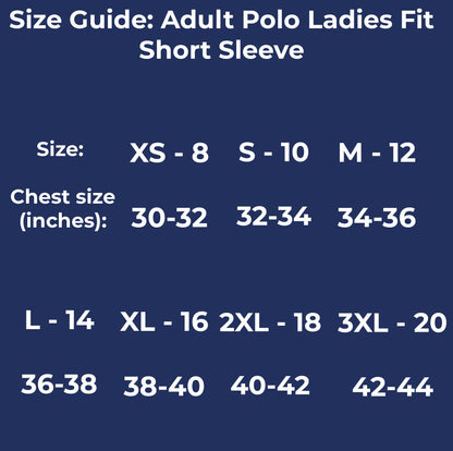 Camp 2025 - Adults Short Sleeve Polo - Ladies Fit