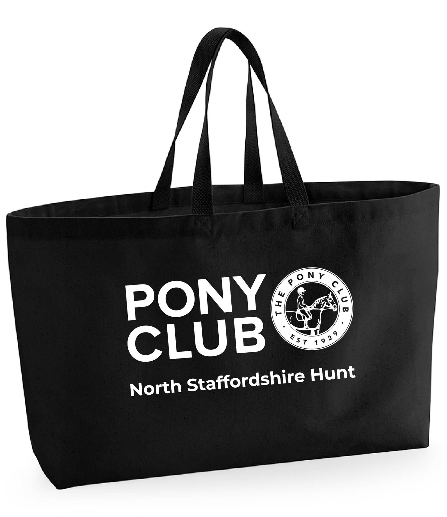 Pony Club - Oversized Canvas Tote Bag
